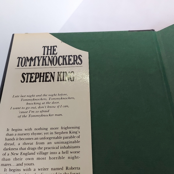 Stephan King Hard Cover  Tommyknockers, First Edition - Picture 5 of 6